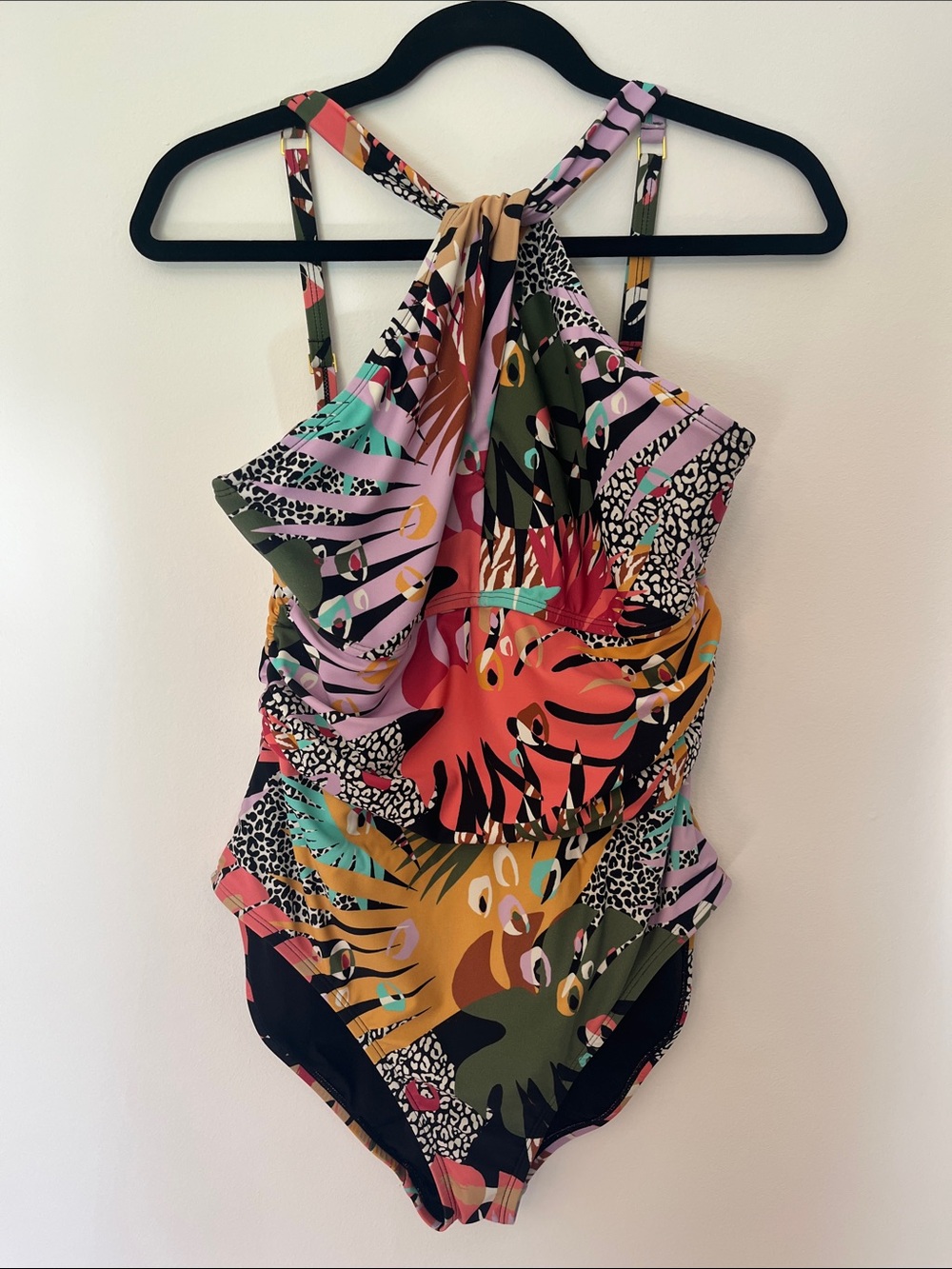 Multicolor Tropical One-Piece Swimsuit